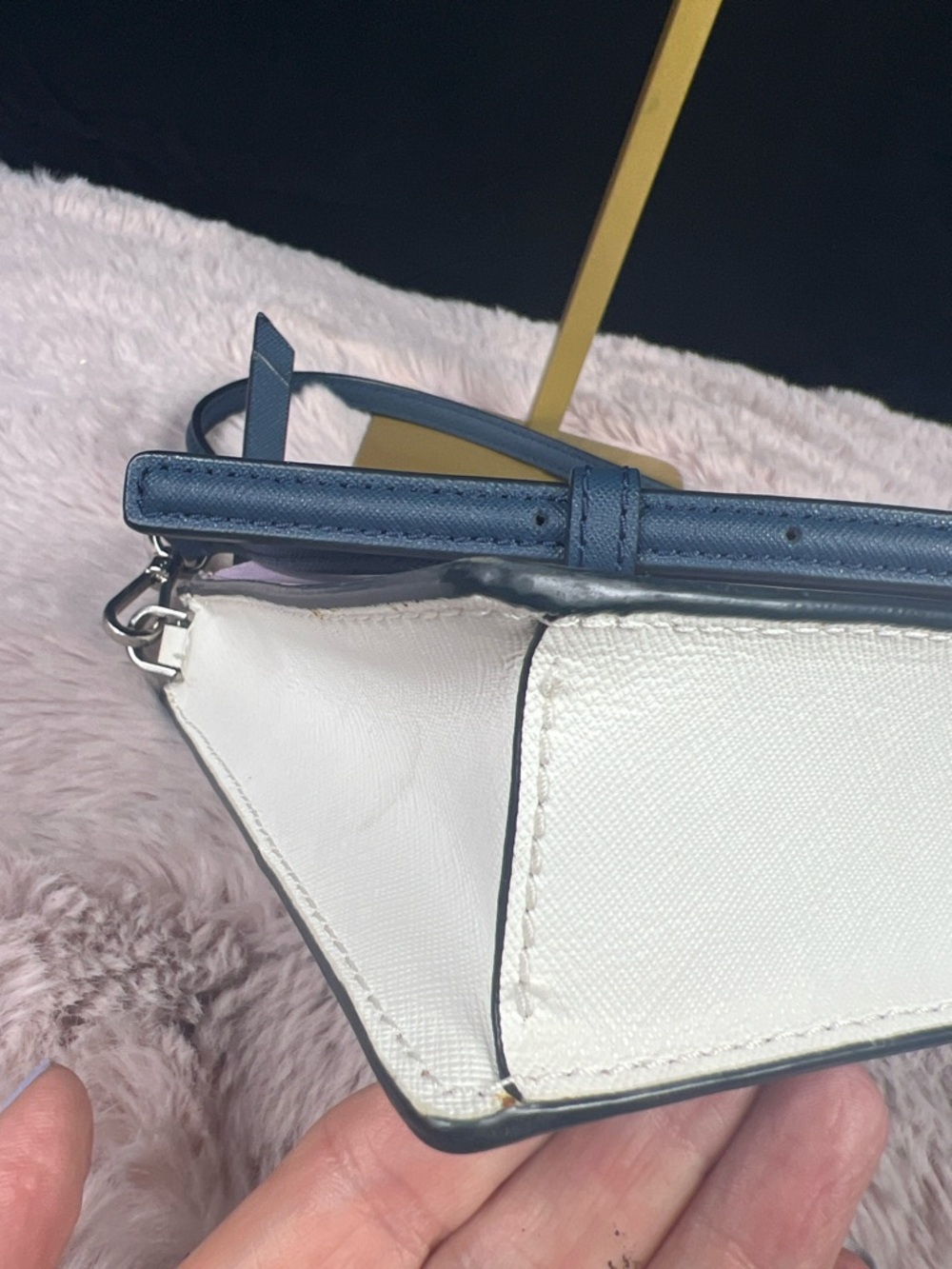 Kate Spade New York Cameron Zip Crossbody Lavender Mist EUC - Picture 9 of 11